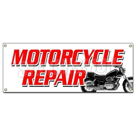Signmission MOTORCYCLE REPAIR BANNER SIGN tech service cycle repair all brands sale B-Motorcycle Repair